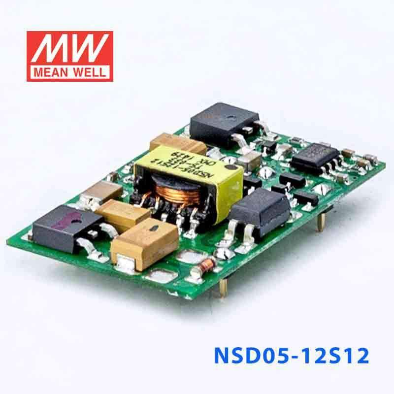 Mean Well NSD05 - 12S12 DC - DC Converter - 5.04W - 9.2~36V in 12V out - NSD05 - 12S12 - powersupplymall.com