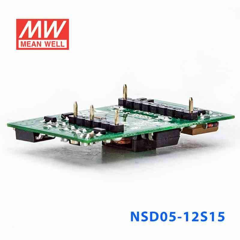 Mean Well NSD05 - 12S15 DC - DC Converter - 4.95W - 9.2~36V in 15V out - NSD05 - 12S15 - powersupplymall.com