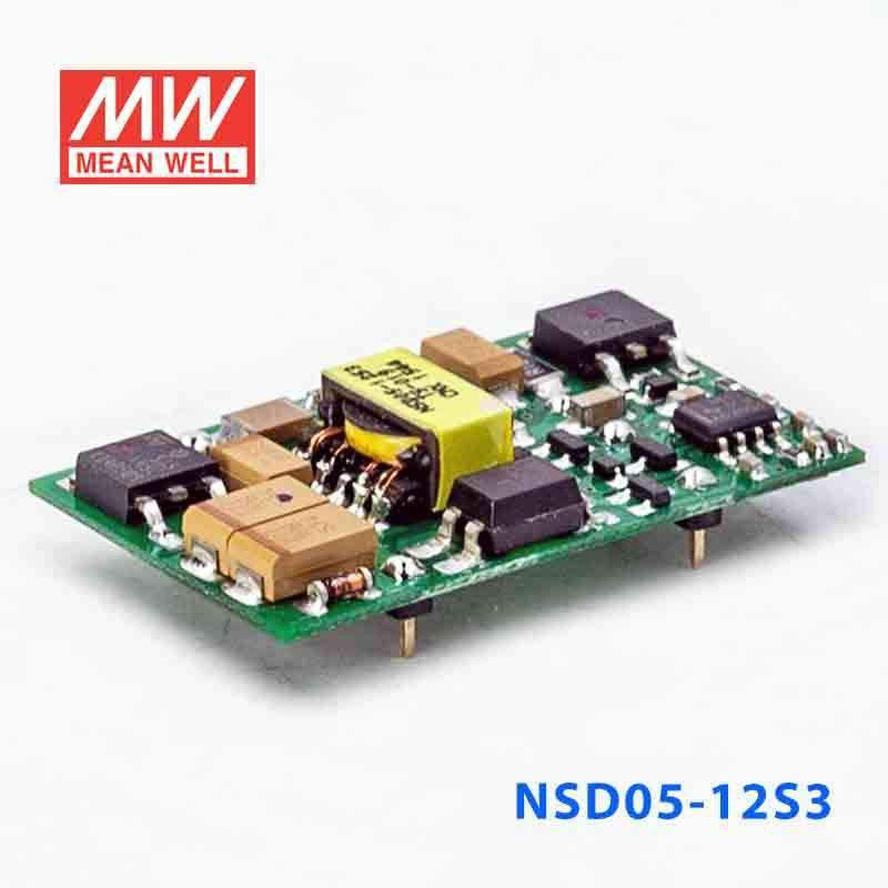 Mean Well NSD05 - 12S3 DC - DC Converter - 3.96W - 9.2~36V in 3.3V out - NSD05 - 12S3 - powersupplymall.com
