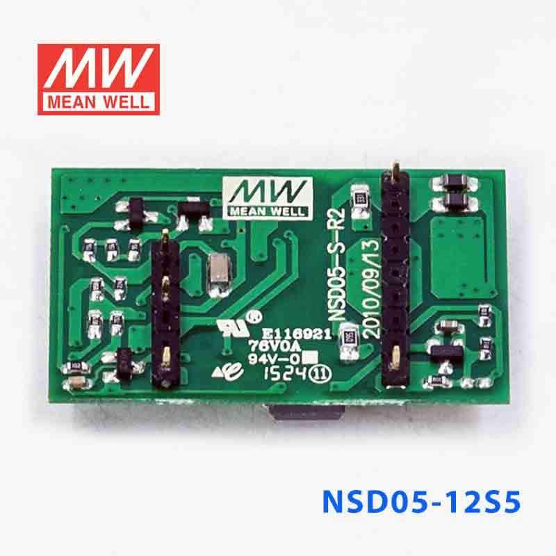 Mean Well NSD05 - 12S5 DC - DC Converter - 5W - 9.2~36V in 5V out - NSD05 - 12S5 - powersupplymall.com