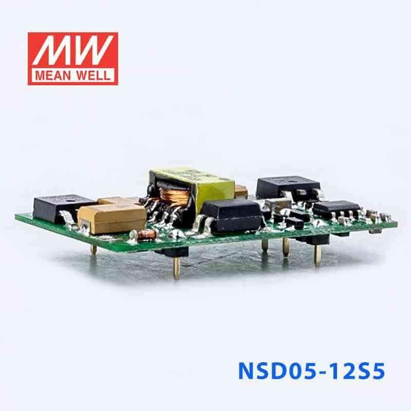 Mean Well NSD05 - 12S5 DC - DC Converter - 5W - 9.2~36V in 5V out - NSD05 - 12S5 - powersupplymall.com