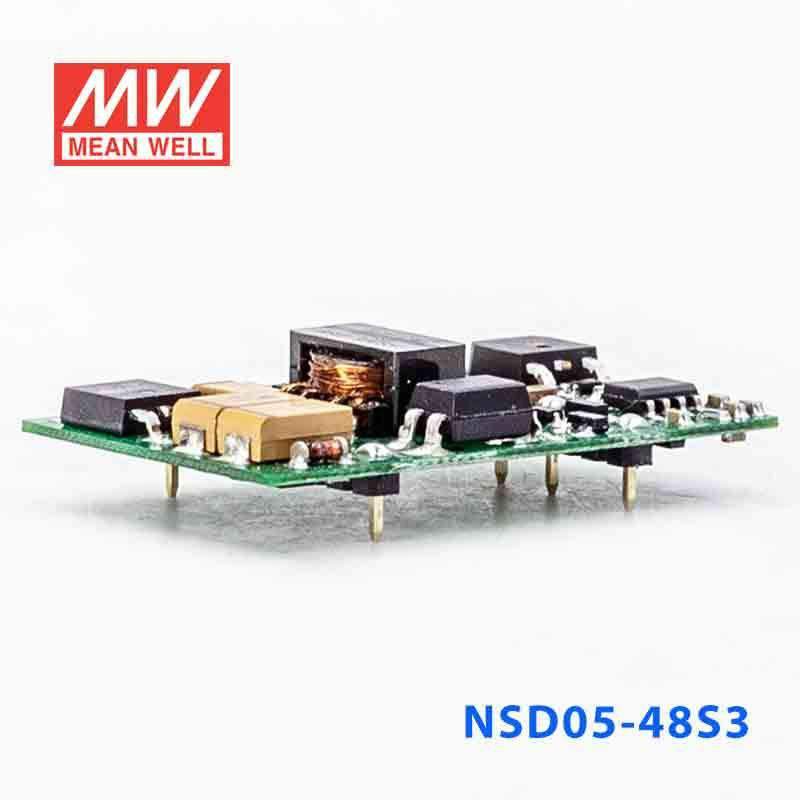 Mean Well NSD05 - 48S3 DC - DC Converter - 3.96W - 18~72V in 3.3V out - NSD05 - 48S3 - powersupplymall.com