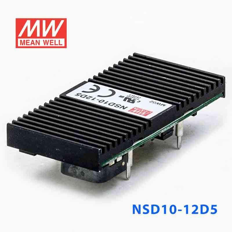 Mean Well NSD10 - 12D5 DC - DC Converter - 10W - 9.8~36V in ±5V out - NSD10 - 12D5 - powersupplymall.com
