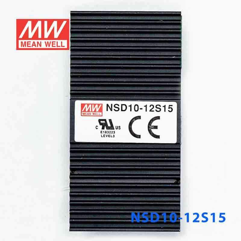 Mean Well NSD10 - 12S15 DC - DC Converter - 10.05W - 9.8~36V in 15V out - NSD10 - 12S15 - powersupplymall.com