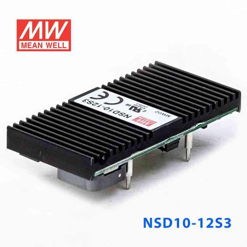 Mean Well NSD10 - 12S3 DC - DC Converter - 8.25W - 9.8~36V in 3.3V out - NSD10 - 12S3 - powersupplymall.com