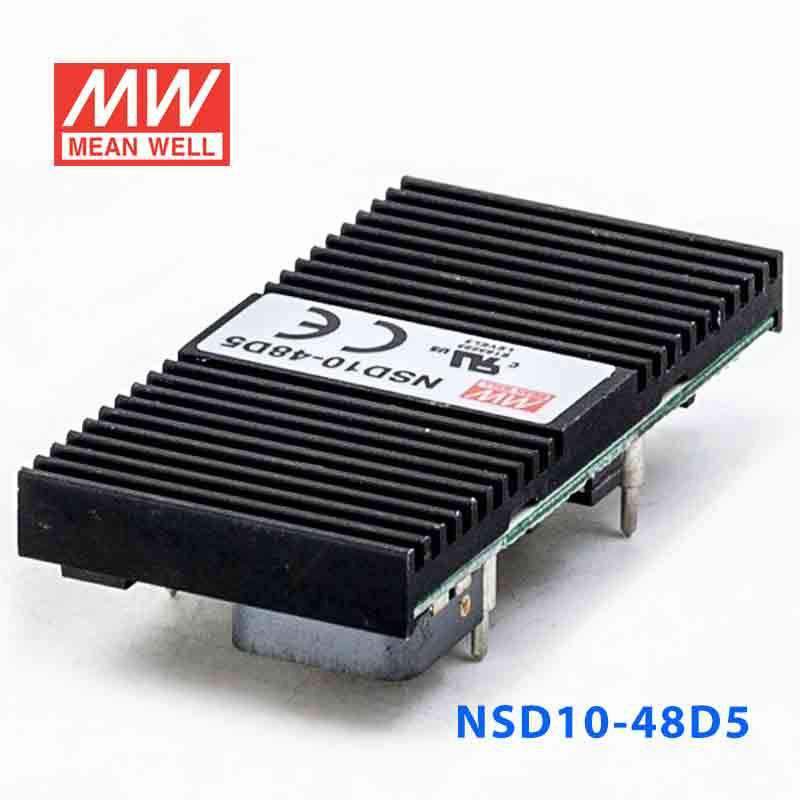 Mean Well NSD10 - 48D5 DC - DC Converter - 10W - 22~72V in ±5V out - NSD10 - 48D5 - powersupplymall.com