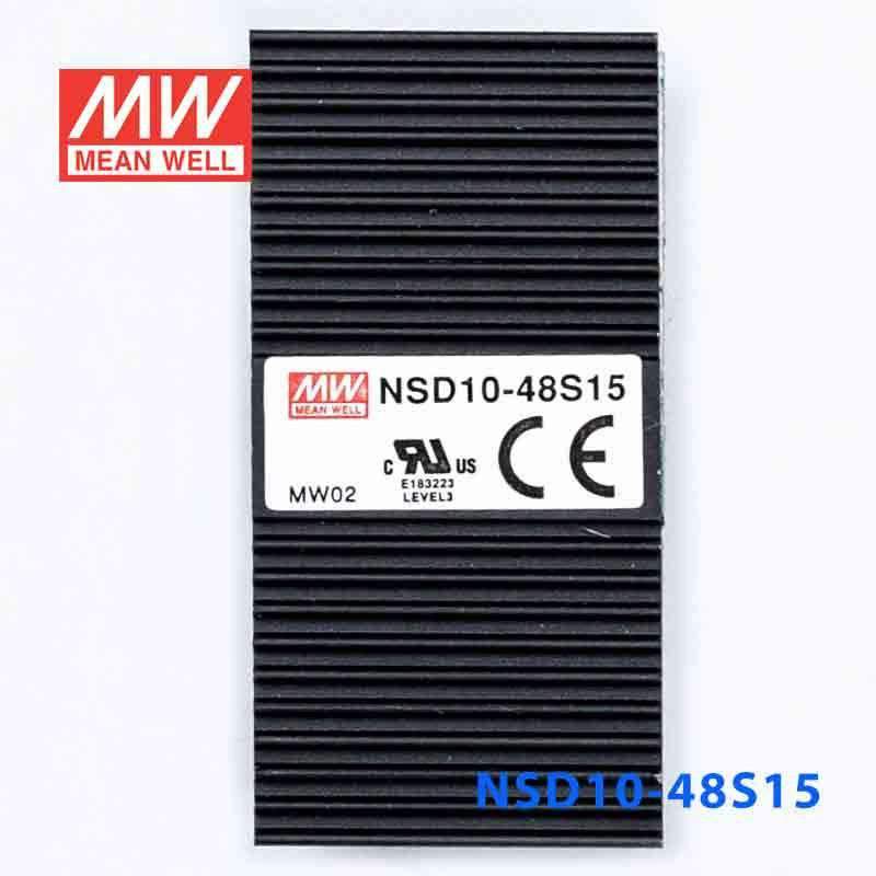 Mean Well NSD10 - 48S15 DC - DC Converter - 10.05W - 22~72V in 15V out - NSD10 - 48S15 - powersupplymall.com