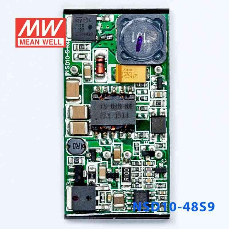 Mean Well NSD10 - 48S9 DC - DC Converter - 9.9W - 22~72V in 9V out - NSD10 - 48S9 - powersupplymall.com