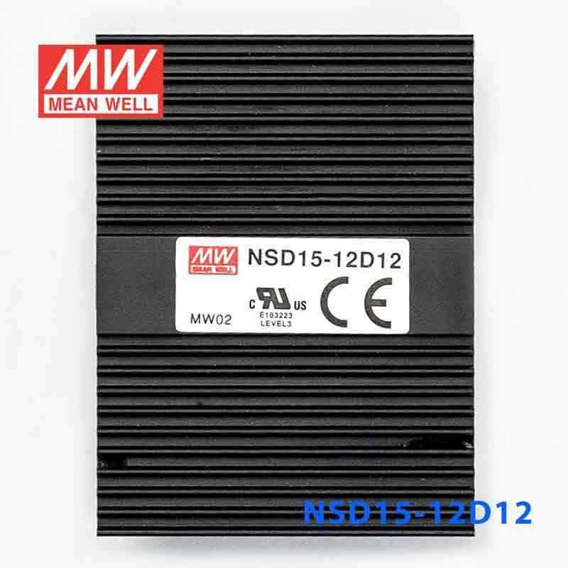 Mean Well NSD15 - 12D12 DC - DC Converter - 14.88W - 9.4~36V in ±12V out - NSD15 - 12D12 - powersupplymall.com
