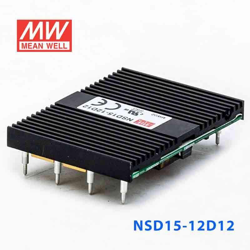 Mean Well NSD15 - 12D12 DC - DC Converter - 14.88W - 9.4~36V in ±12V out - NSD15 - 12D12 - powersupplymall.com