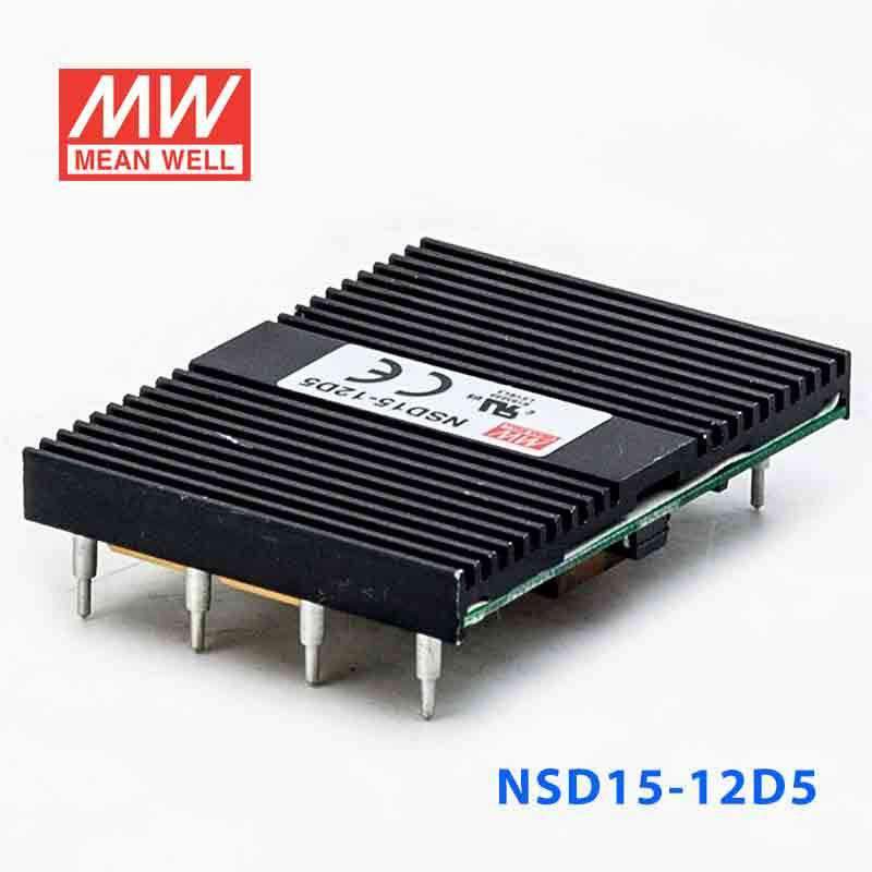 Mean Well NSD15 - 12D5 DC - DC Converter - 15W - 9.4~36V in ±5V out - NSD15 - 12D5 - powersupplymall.com