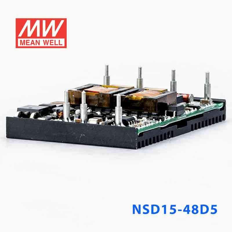 Mean Well NSD15 - 48D5 DC - DC Converter - 15W - 18~72V in ±5V out - NSD15 - 48D5 - powersupplymall.com