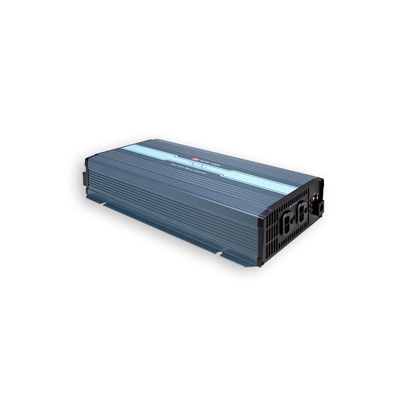 Mean Well NTS - 1200 - 124US True Sine Wave DC - AC Inverter 1200W 110V out 24V in with US Socket - NTS - 1200 - 124US - powersupplymall.com