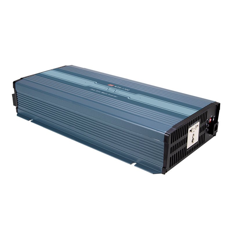 Mean Well NTS - 1700 - 148US True Sine Wave DC - AC Inverter 1500W 110V out 48V in with US Socket - NTS - 1700 - 148US - powersupplymall.com