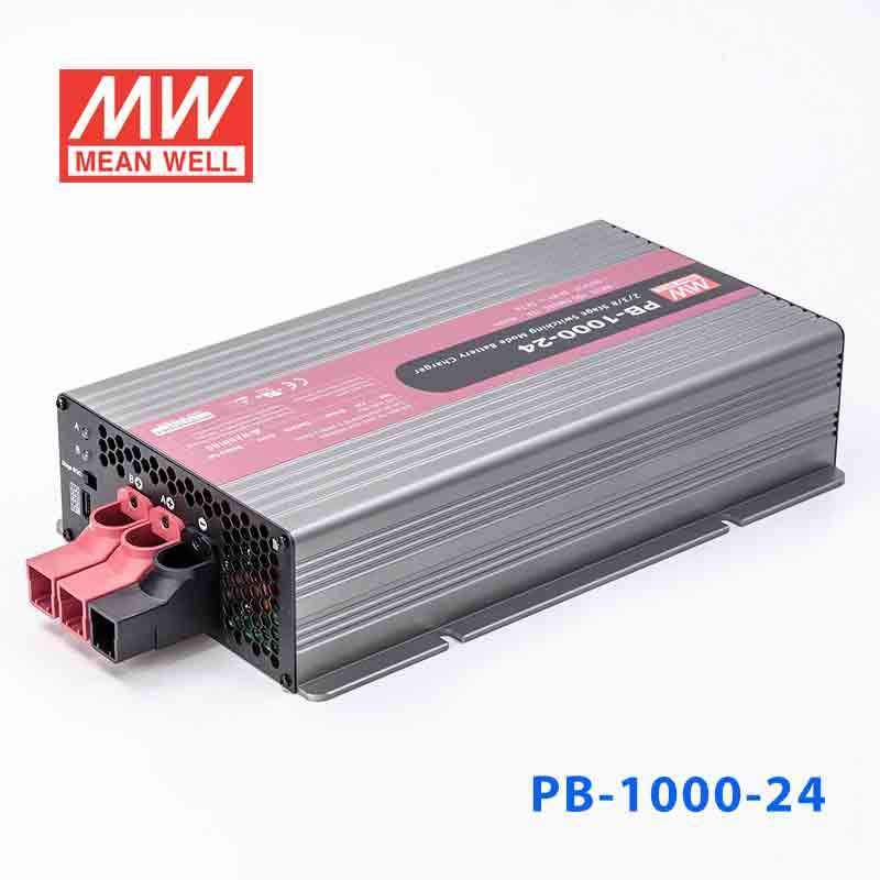 Mean Well PB - 1000 - 24 Battery Chargers 1000W 28.8V 34.7A - 2/3/8 Stage W/PFC - PB - 1000 - 24 - powersupplymall.com