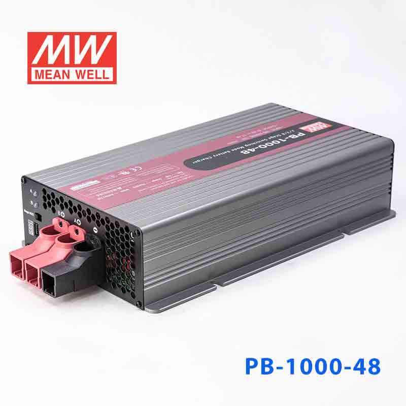 Mean Well PB - 1000 - 48 Battery Chargers 1000W 57.6V 17.4A - 2/3/8 Stage W/PFC - PB - 1000 - 48 - powersupplymall.com