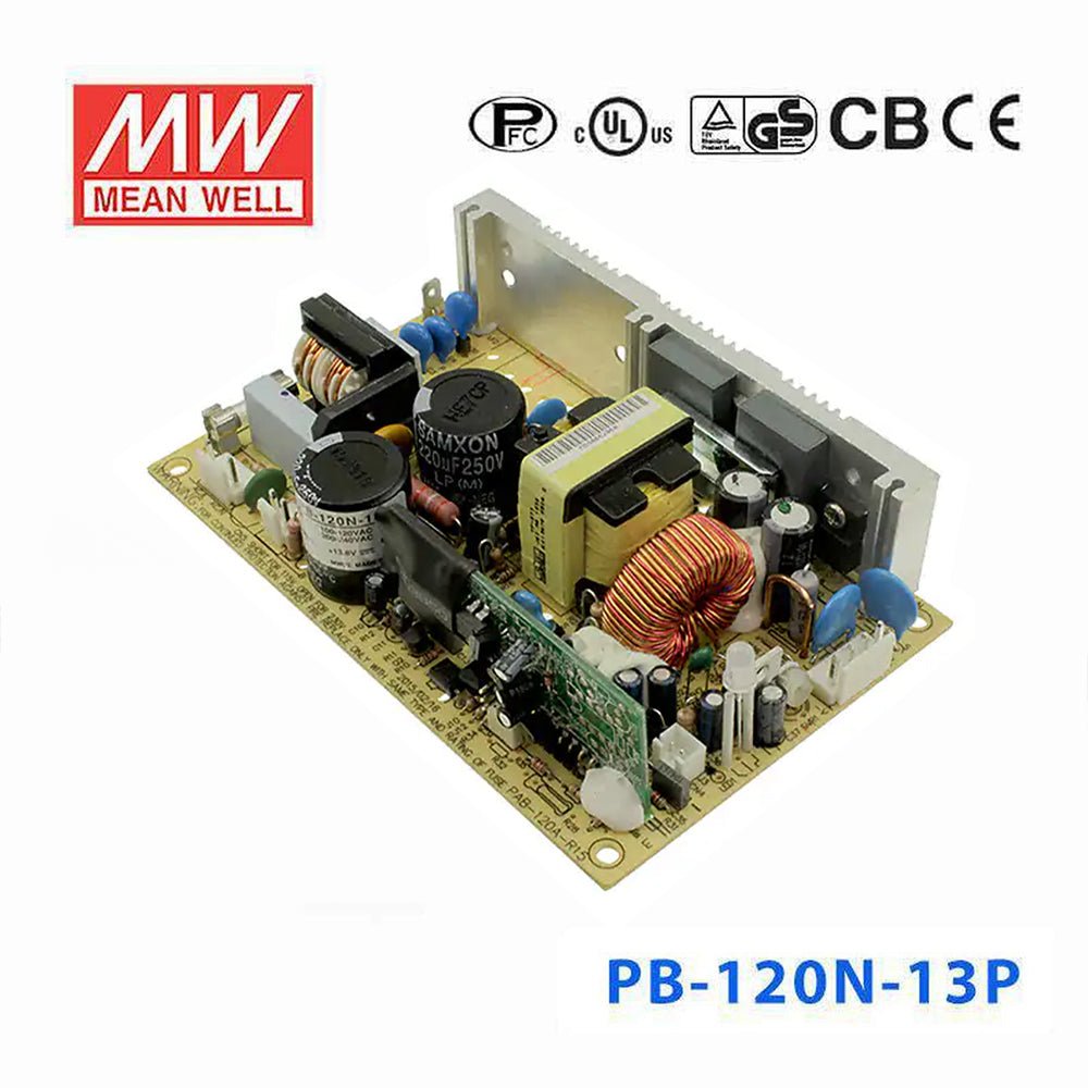 Mean Well PB - 120N - 13P Portable Battery Chargers 99.36W 13.8V 7.2A - Single Output Power Supply - PB - 120N - 13P - powersupplymall.com