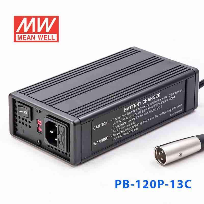 Mean Well PB - 120P - 13C Portable Battery Chargers 99.36W 13.8V 7.2A - Single Output Power Supply - PB - 120P - 13C - powersupplymall.com
