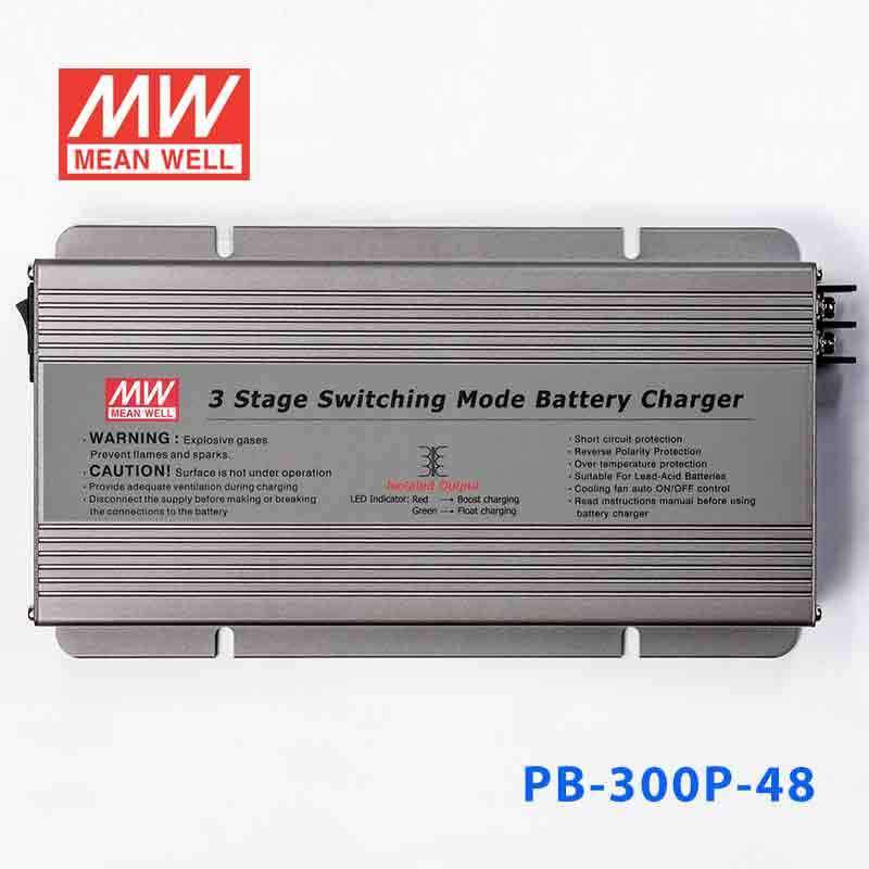 Mean Well PB - 300P - 48 Battery Chargers 300W 57.6V 3.2A - 3 Stage W/PFC - PB - 300P - 48 - powersupplymall.com