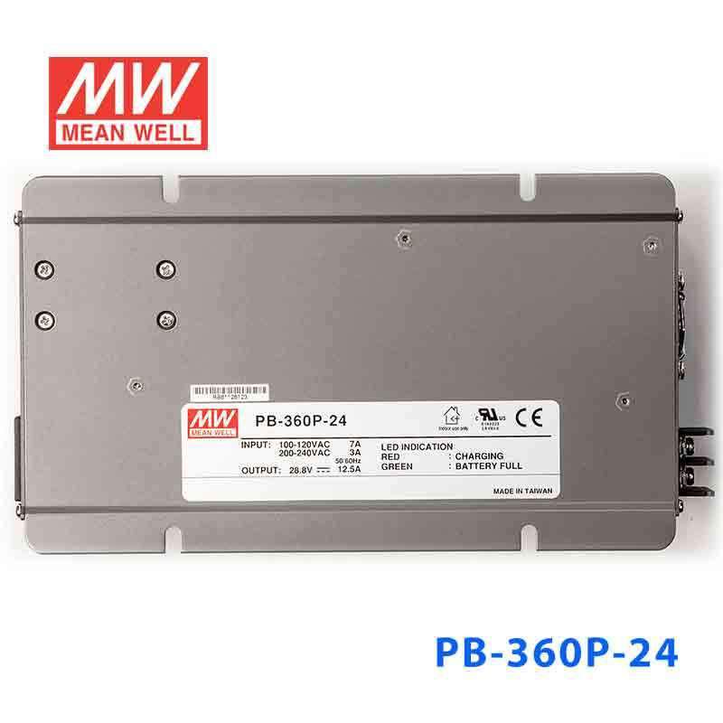 Mean Well PB - 360P - 24 Battery Chargers 360W 28.8V 12.5A - 3 Stage W/PFC - PB - 360P - 24 - powersupplymall.com