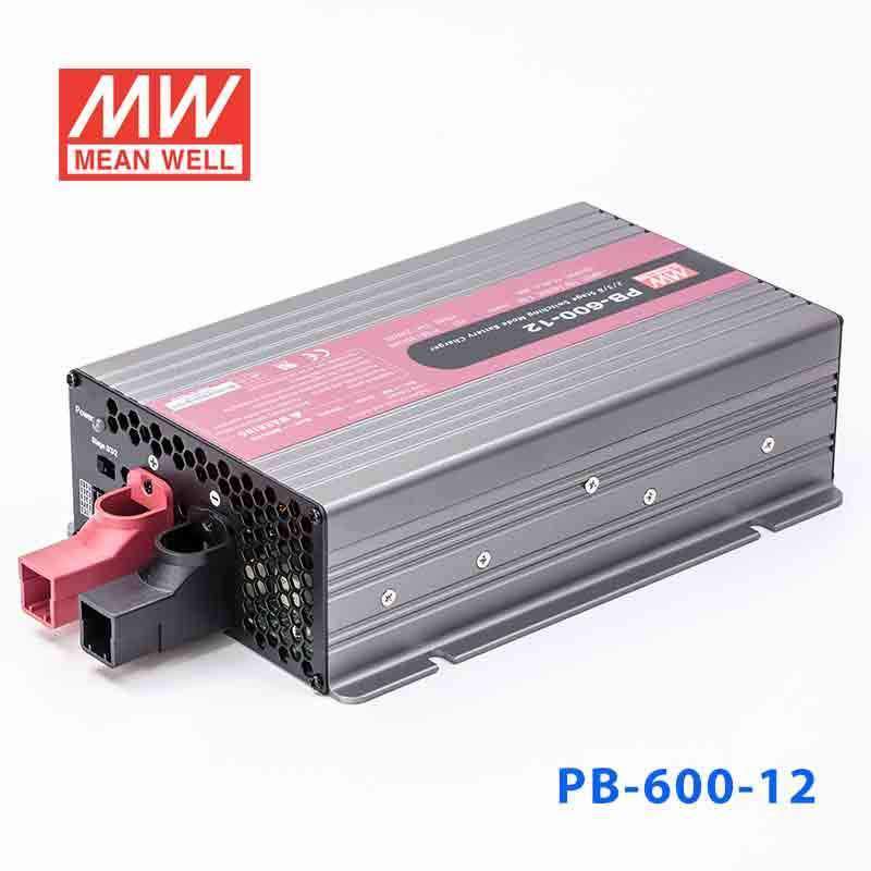 Mean Well PB - 600 - 12 Battery Chargers 600W 14.4V 40A - 2/3/8 Stage W/PFC - PB - 600 - 12 - powersupplymall.com