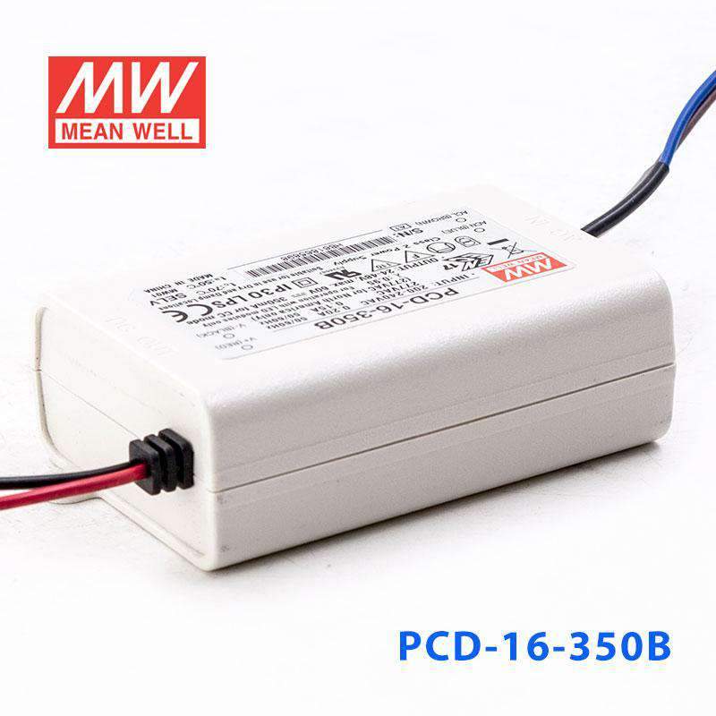 Mean Well PCD - 16 - 350B Power Supply 16W 350mA - PCD - 16 - 350B - powersupplymall.com