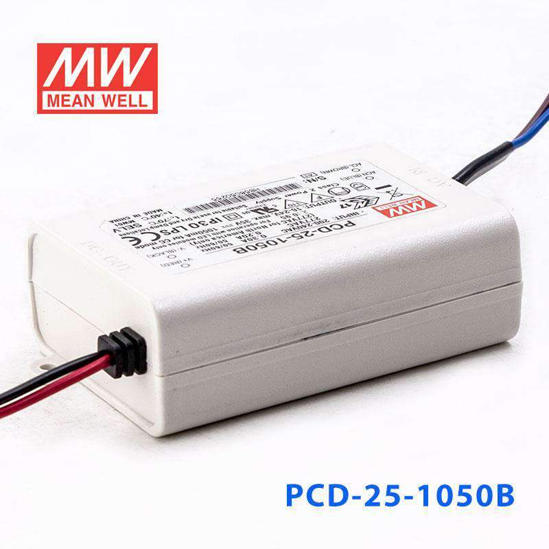 Mean Well PCD - 25 - 1050B Power Supply 25W 1050mA - PCD - 25 - 1050B - powersupplymall.com