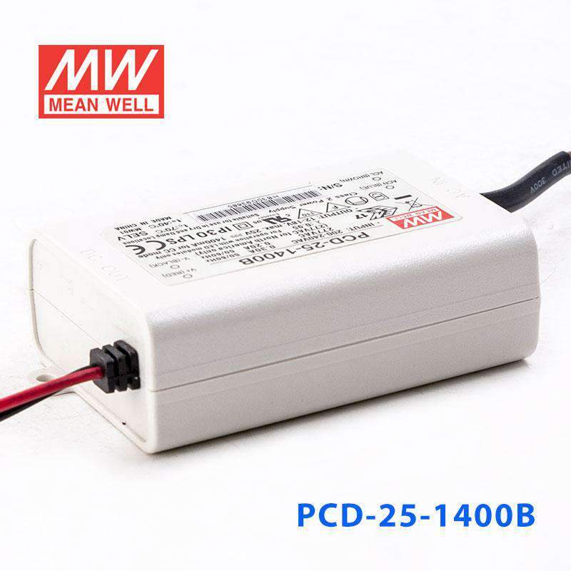 Mean Well PCD - 25 - 1400B Power Supply 25W 1400mA - PCD - 25 - 1400B - powersupplymall.com