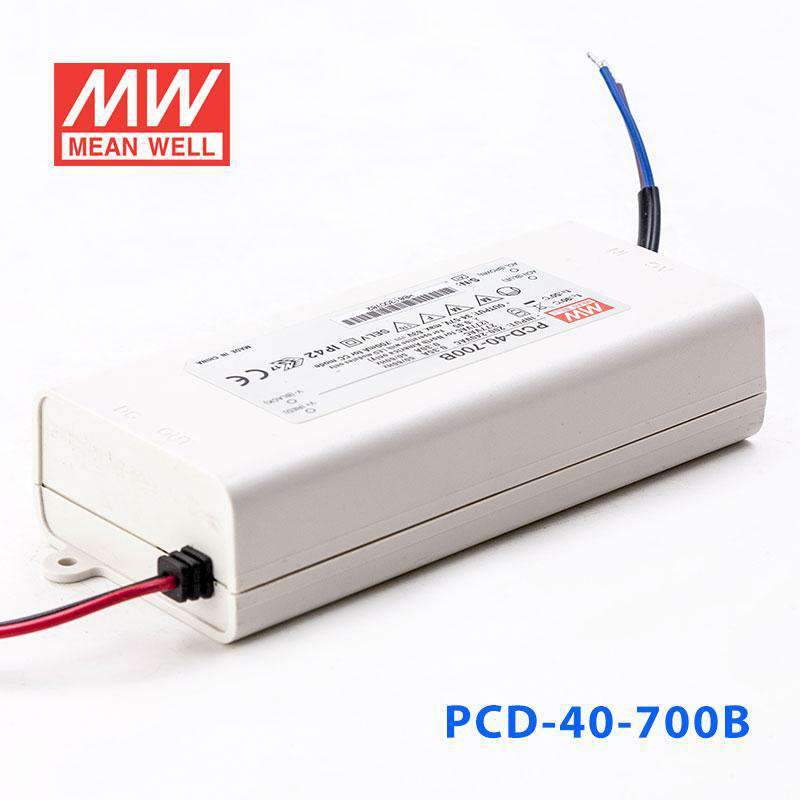 Mean Well PCD - 40 - 700B Power Supply 40W 700mA - PCD - 40 - 700B - powersupplymall.com