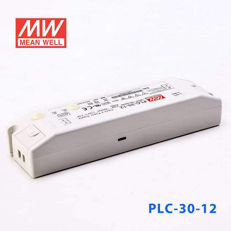 Mean Well PLC-30-12 Power Supply 30W 12V - PFC 2.5A - PLC-30-12 - powersupplymall.com
