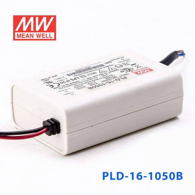 Mean Well PLD - 16 - 1050B Power Supply 16W 1050mA - PLD-16-1050B - powersupplymall.com