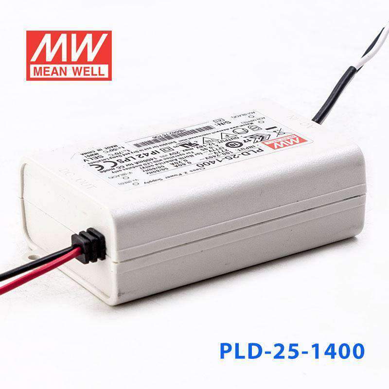 Mean Well PLD - 25 - 1400 Power Supply 25W 1400mA - PLD - 25 - 1400 - powersupplymall.com