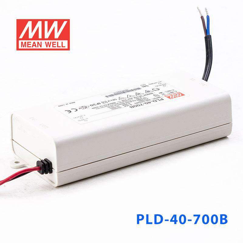 Mean Well PLD - 40 - 700B Power Supply 40W 700mA - PLD - 40 - 700B - powersupplymall.com