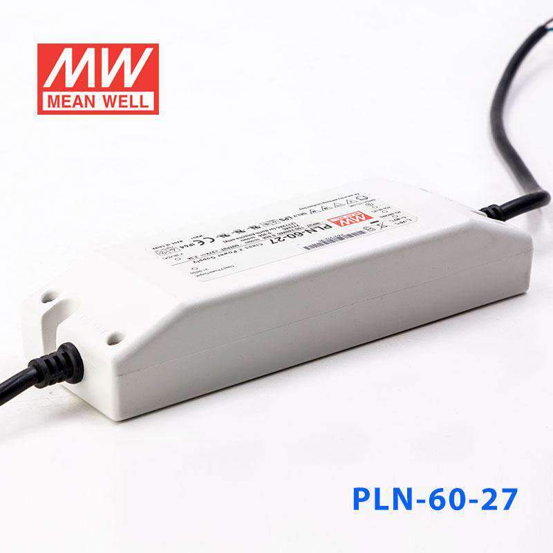 Mean Well PLN - 60 - 27 Power Supply 60W 27V - IP64 - PLN - 60 - 27 - powersupplymall.com