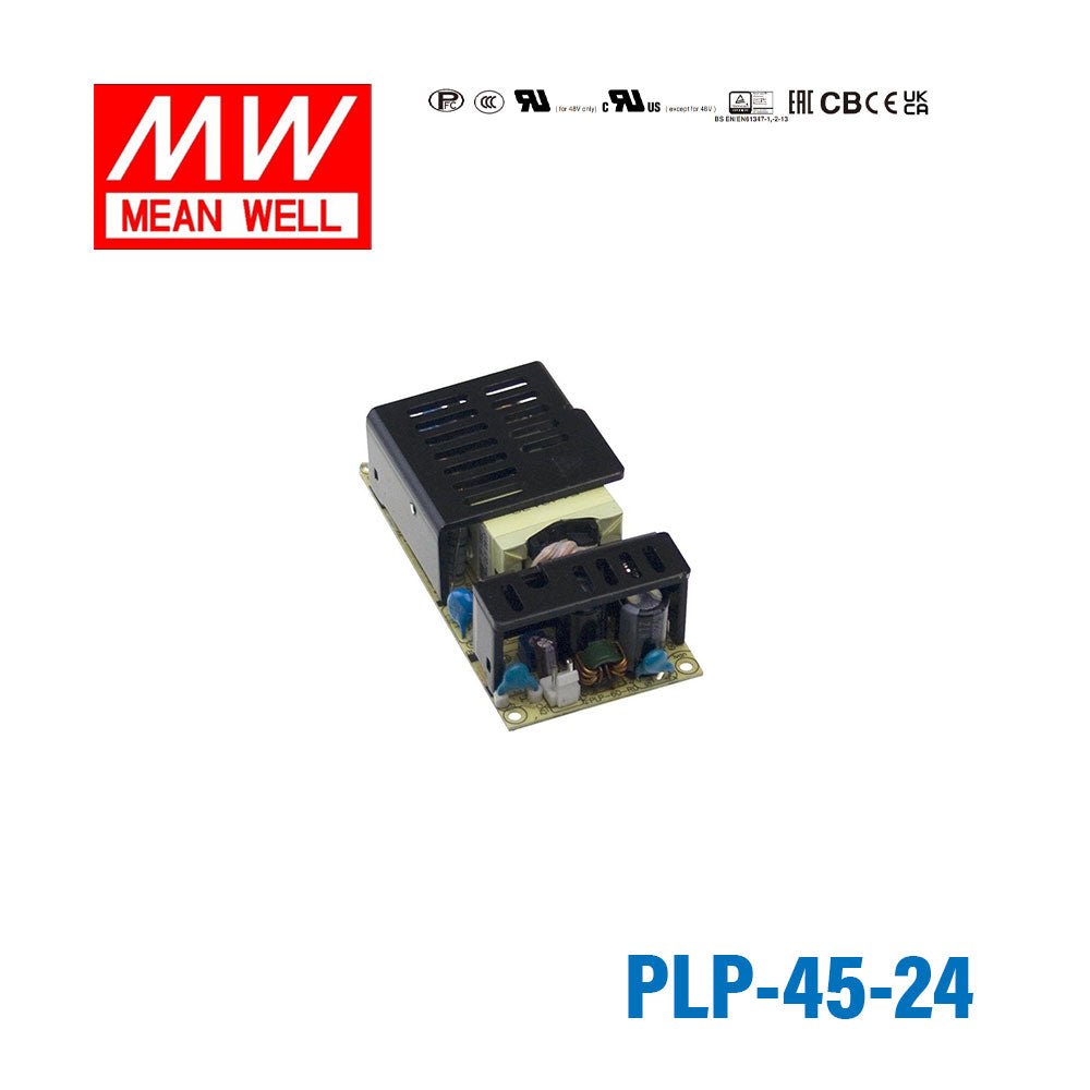 Mean Well PLP-45-24 Single Output LED Driver 45W - PLP-45-24 - powersupplymall.com