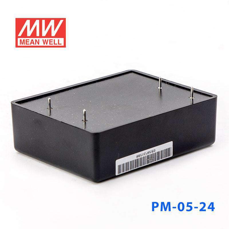 Mean Well PM - 05 - 24 Power Supply 5W 24V - PM - 05 - 24 - powersupplymall.com