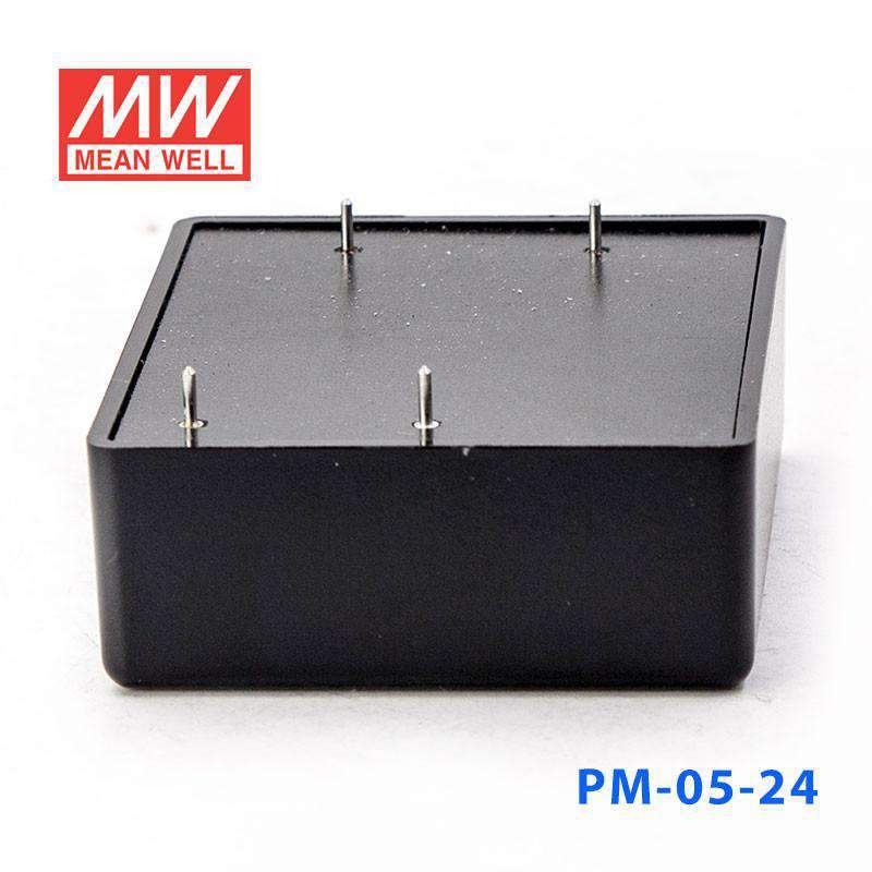 Mean Well PM - 05 - 24 Power Supply 5W 24V - PM - 05 - 24 - powersupplymall.com
