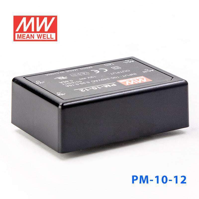 Mean Well PM - 10 - 12 Power Supply 10W 12V - PM - 10 - 12 - powersupplymall.com