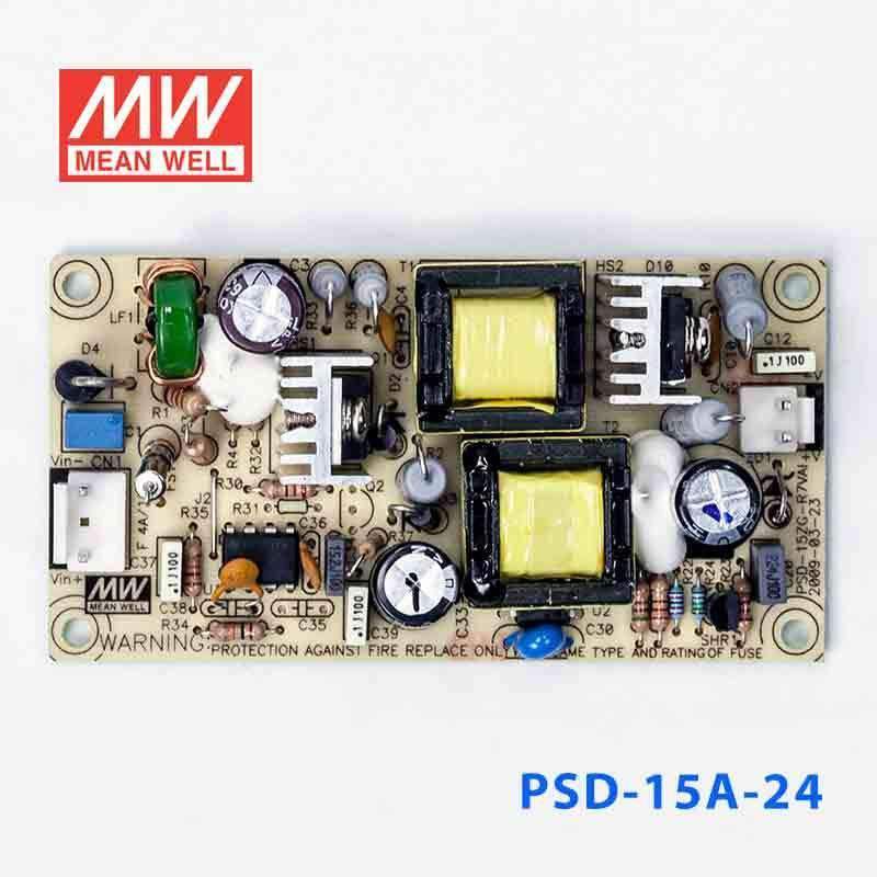 Mean Well PSD-15A-24 DC-DC Converter - 14.4W - 9.2~18V in 24V out 666mA - PSD-15A-24 - powersupplymall.com