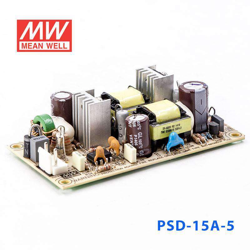 Mean Well PSD - 15A - 5 Switching Power Supply 15W 5V - PSD - 15A - 5 - powersupplymall.com
