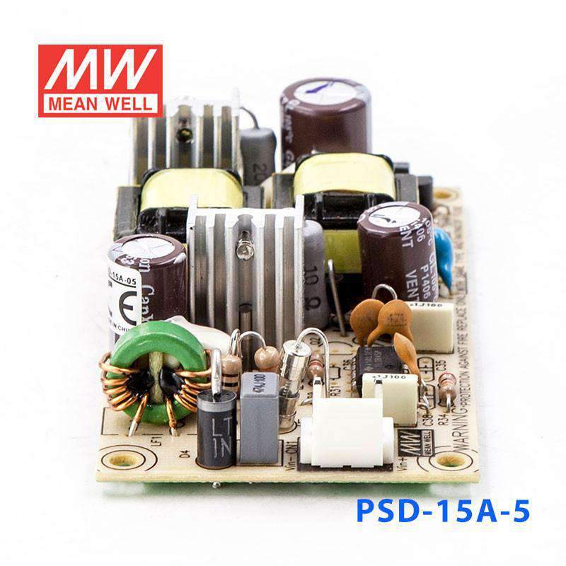 Mean Well PSD - 15A - 5 Switching Power Supply 15W 5V - PSD - 15A - 5 - powersupplymall.com