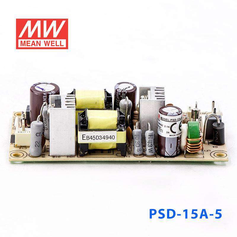 Mean Well PSD - 15A - 5 Switching Power Supply 15W 5V - PSD - 15A - 5 - powersupplymall.com