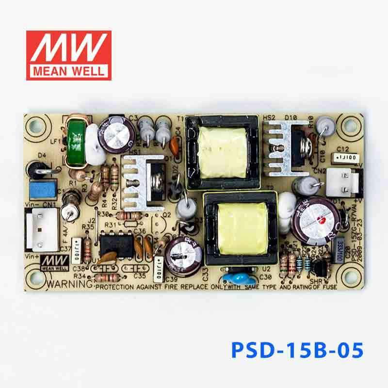 Mean Well PSD - 15B - 5 Switching Power Supply 15W 5V - PSD - 15B - 5 - powersupplymall.com