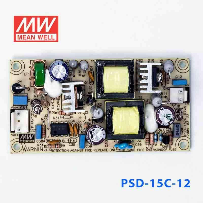 Mean Well PSD - 15C - 12 DC - DC Converter - 15W - 36~72V in 12V out - PSD - 15C - 12 - powersupplymall.com