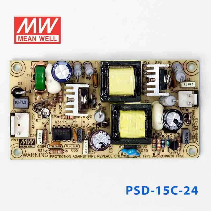 Mean Well PSD - 15C - 24 DC - DC Converter - 14.4W - 36~72V in 24V out - PSD - 15C - 24 - powersupplymall.com