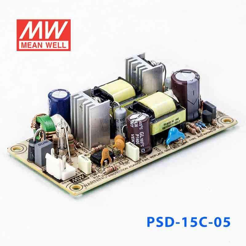 Mean Well PSD - 15C - 5 Switching Power Supply 15W 5V - PSD - 15C - 5 - powersupplymall.com