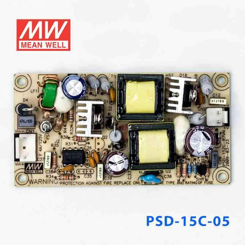Mean Well PSD - 15C - 5 Switching Power Supply 15W 5V - PSD - 15C - 5 - powersupplymall.com