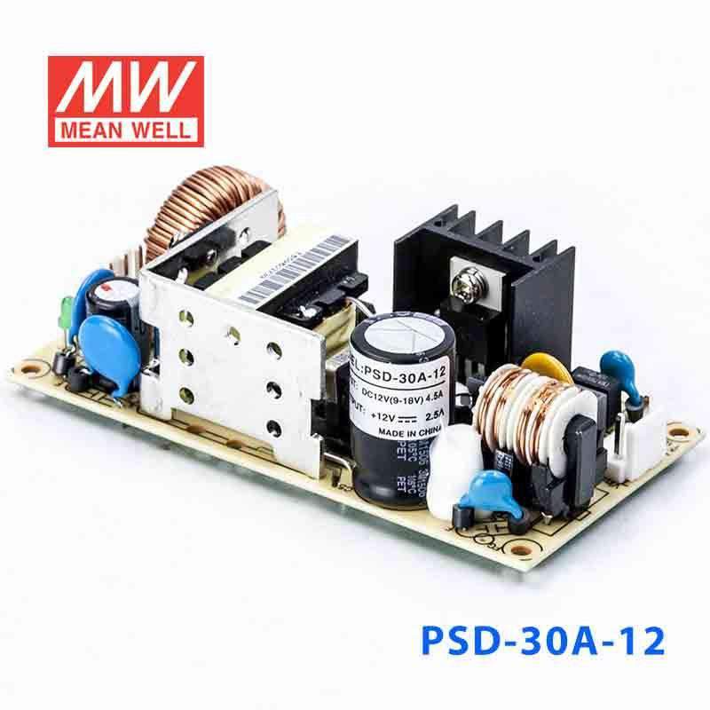 Mean Well PSD - 30A - 12 DC - DC Converter - 30W - 9~18V in 12V out - PSD - 30A - 12 - powersupplymall.com