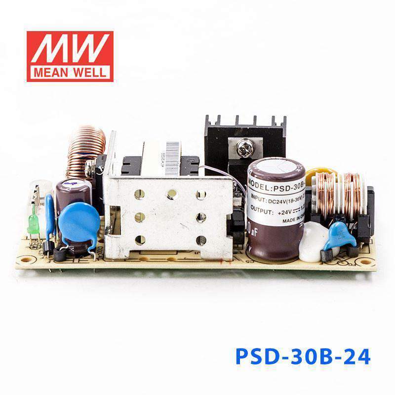 Mean Well PSD - 30B - 24 DC - DC Converter - 30W - 18~36V in 24V out - PSD - 30B - 24 - powersupplymall.com