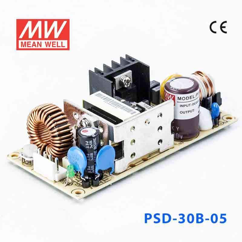 Mean Well PSD - 30B - 5 DC - DC Converter - 25W - 18~36V in 5V out - PSD - 30B - 5 - powersupplymall.com
